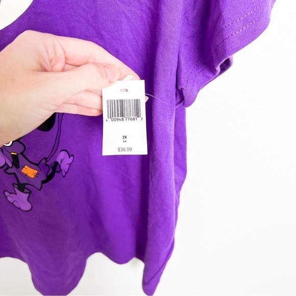 NWT Disney Minnie Daisy Halloween BOO TO YOU Purple T-Shirt Women's size 2X - Picture 5 of 8